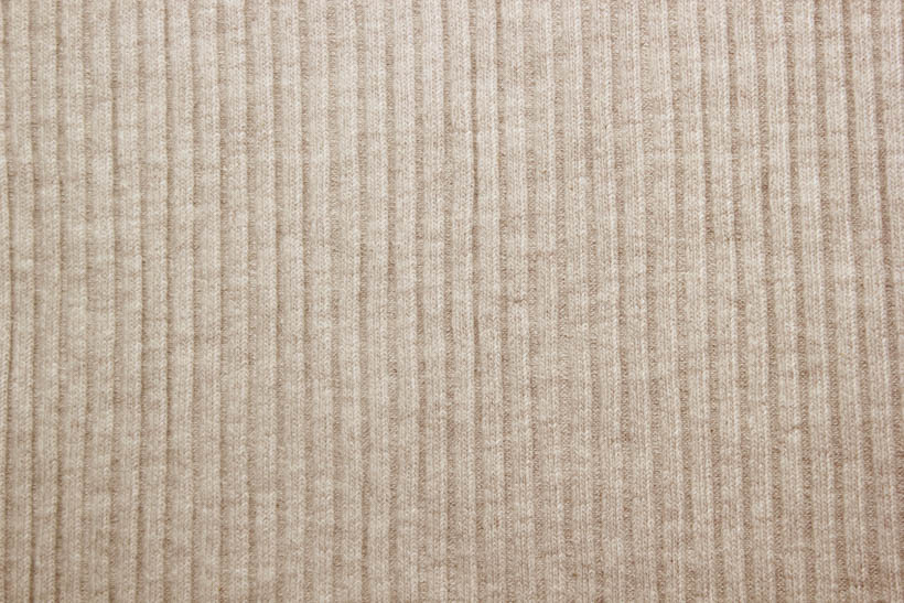 Rippenbündchen in taupe