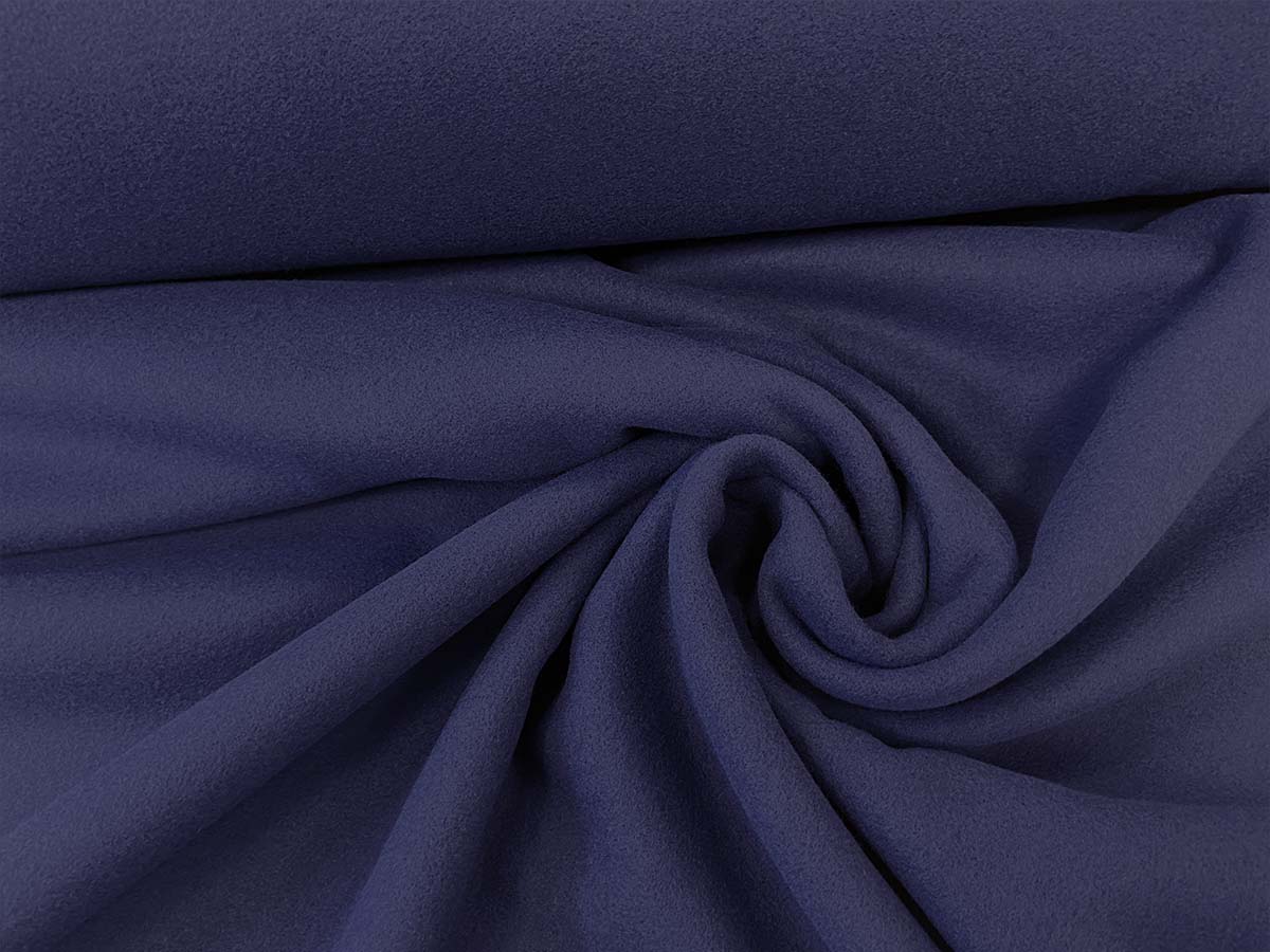Mantelstoff - Softcoat in dunkelblau Mantelstoff - Softcoat in dunkelblau