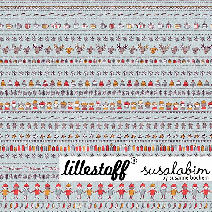 Sommersweat Susalabims Weihnachtspulli von lillestoff Sommersweat Susalabims Weihnachtspulli von lillestoff