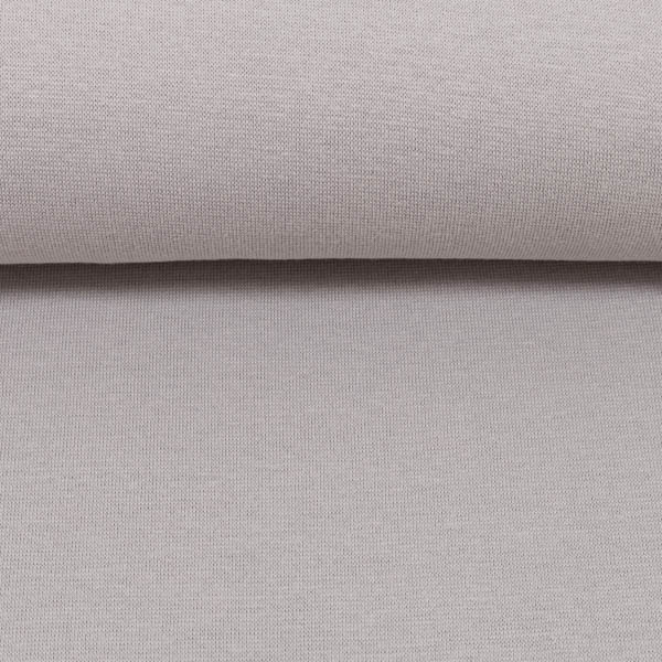 Schlauchware Bio-Bündchen in grau | SWAFING