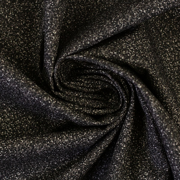 Glitter Webware Baumwolle in dunkelgrau - Swafing