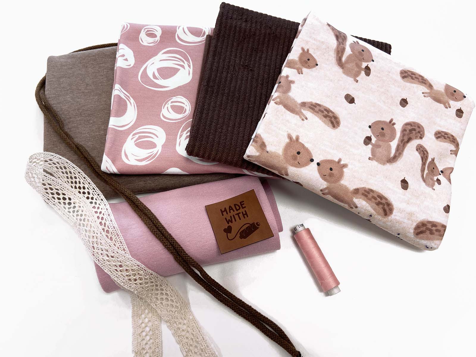 Stoffpaket Mini - Squirrels Up Stoffpaket Mini - Squirrels Up