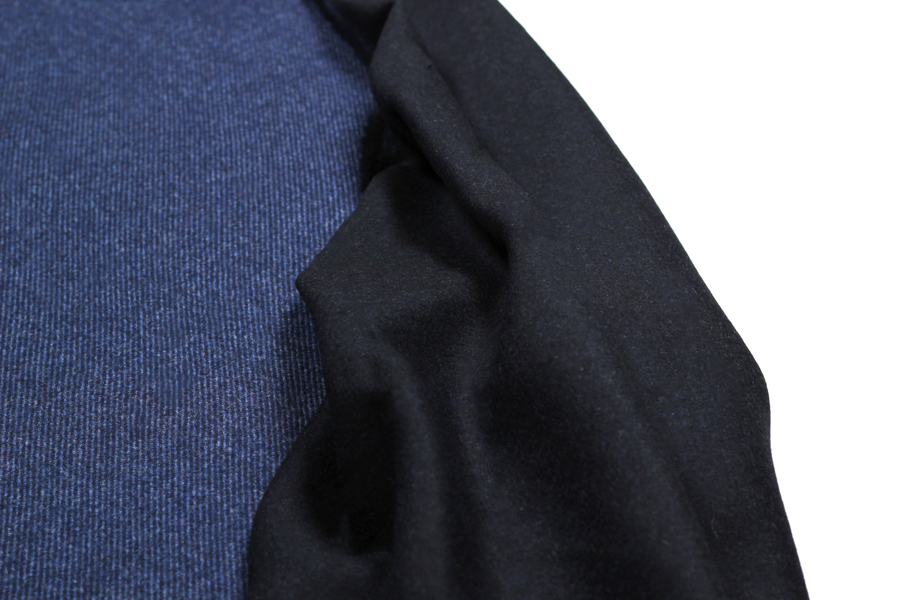 Mantelstoff - Tweedflanell "Elisa" in jeansblau | SWAFING Mantelstoff - Tweedflanell "Elisa" in jeansblau | SWAFING
