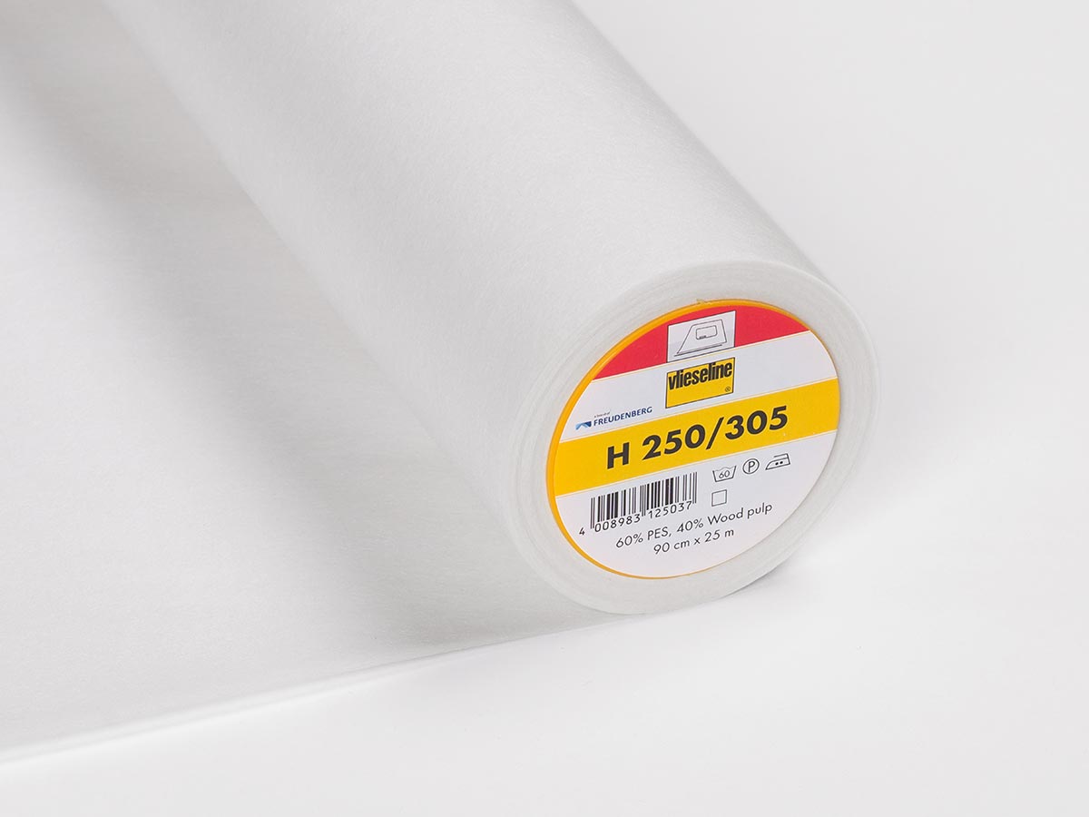 Vlieseinlage H 250 - weiß - Vlieseline Vlieseinlage H 250 - weiß - Vlieseline