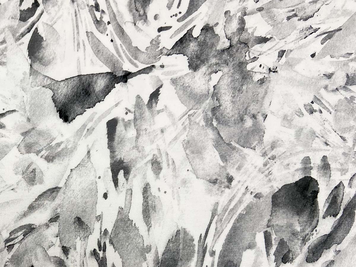 Sweat - Angelina Aquarellmalerei grau/weiß - Swafing
