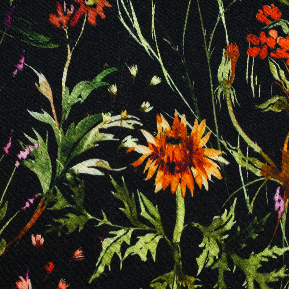 Viskose Webware Frieda in schwarz von Swafing Viskose Webware Frieda in schwarz von Swafing