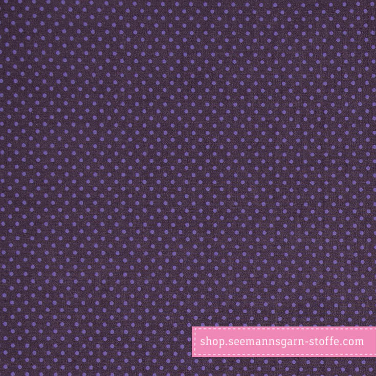 Wachstuch - Oilcloth Dots Plum Purple von Au Maison