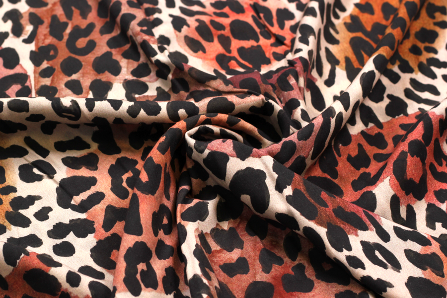 Tencel Webware - Animal print in braun Tencel Webware - Animal print in braun
