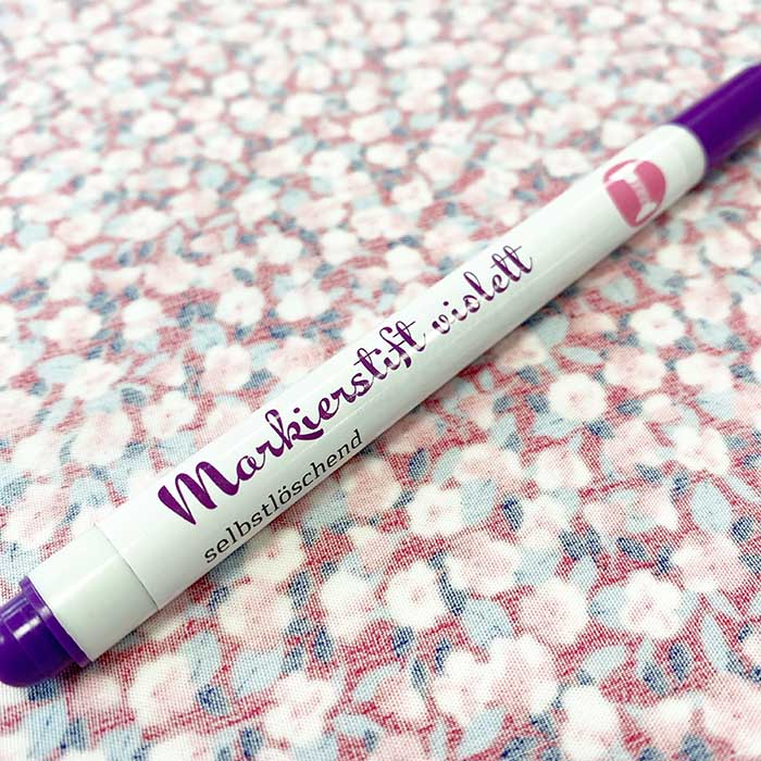 Selbstlöschender Markierstift von SEEMANNSgarn in violett
