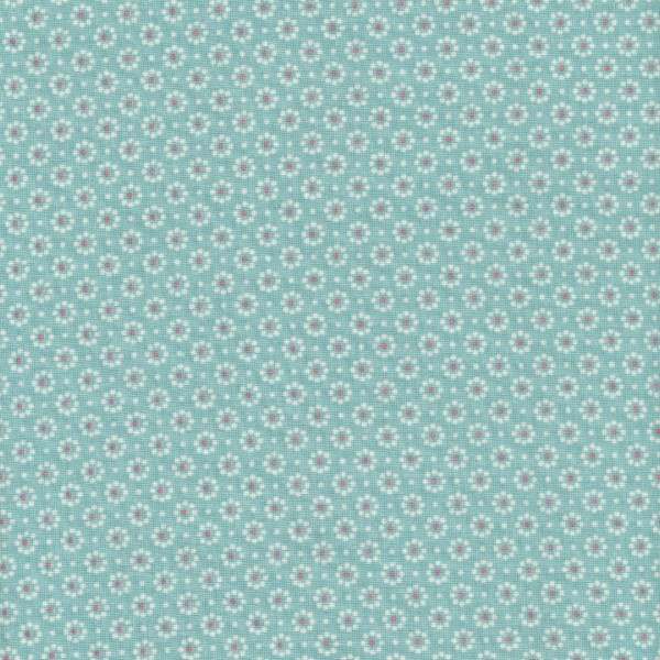 Wachstuch - Oilcloth Belle Fleur Aqua | Au Maison Wachstuch - Oilcloth Belle Fleur Aqua | Au Maison
