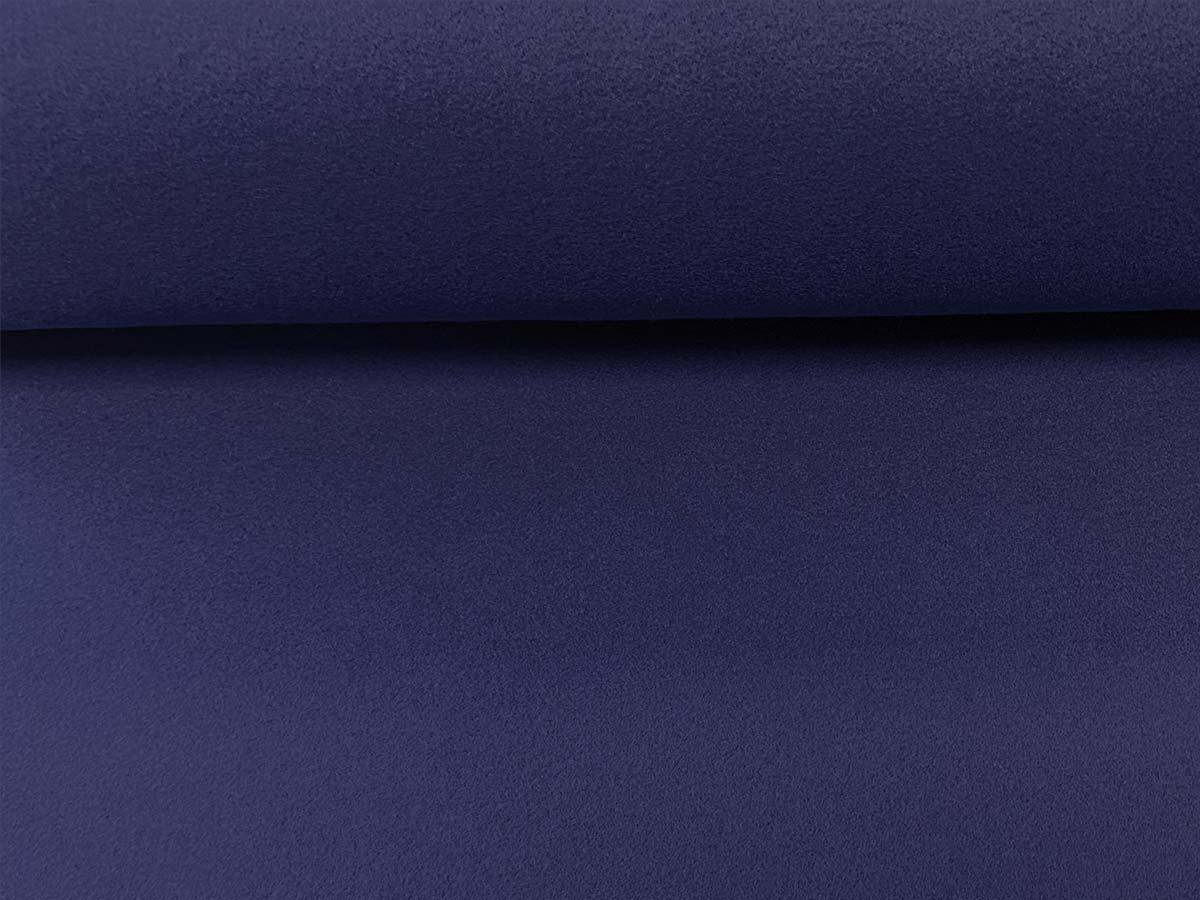 Mantelstoff - Softcoat in dunkelblau
