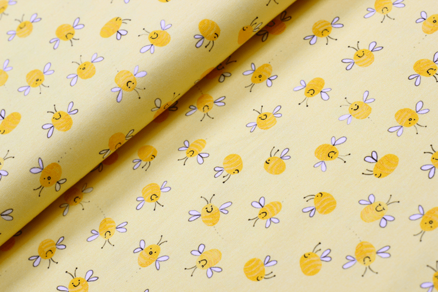 Jersey Bugs Bees in gelb von Hilco Jersey Bugs Bees in gelb von Hilco