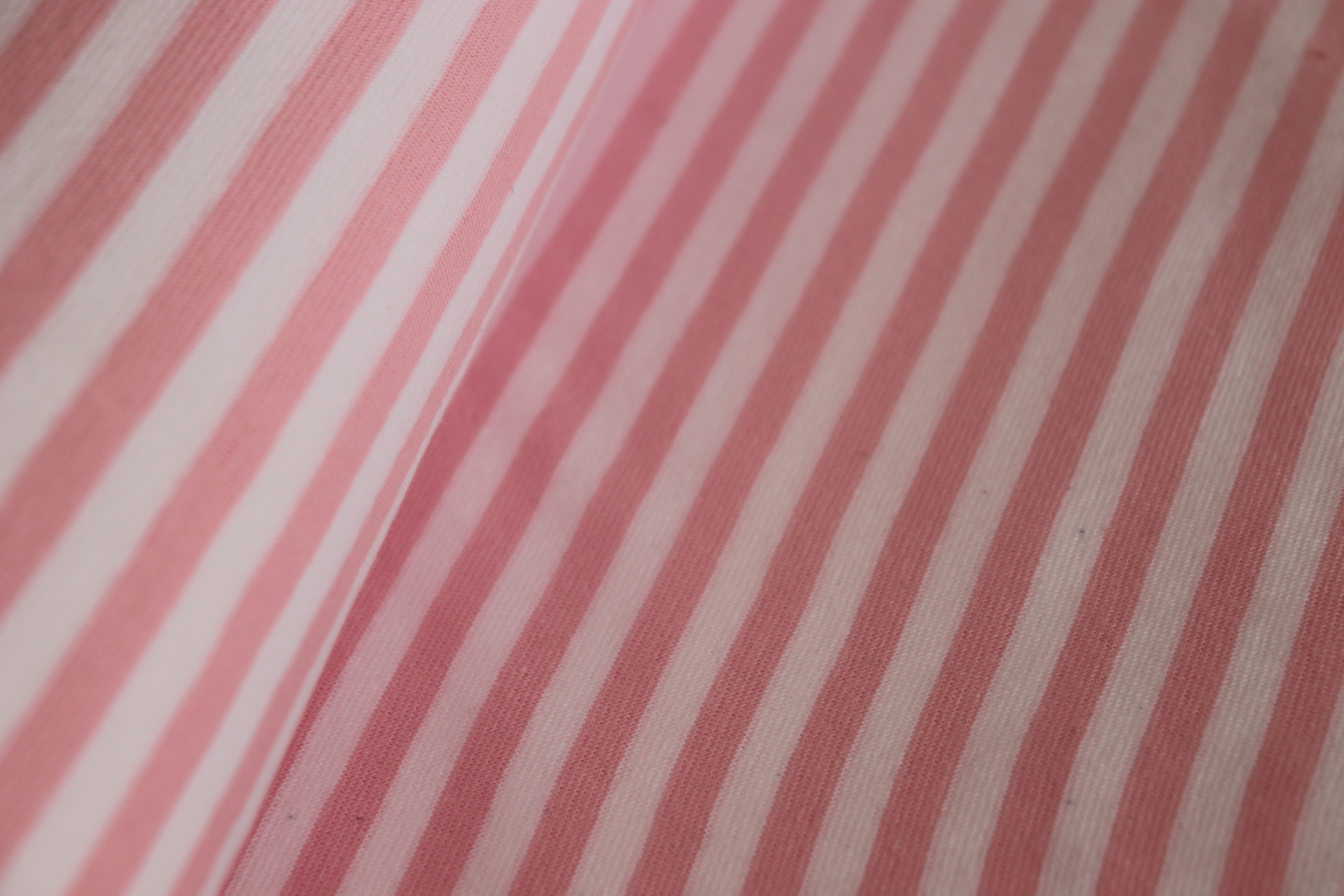 Bündchen - in rosa / weiß gestreift