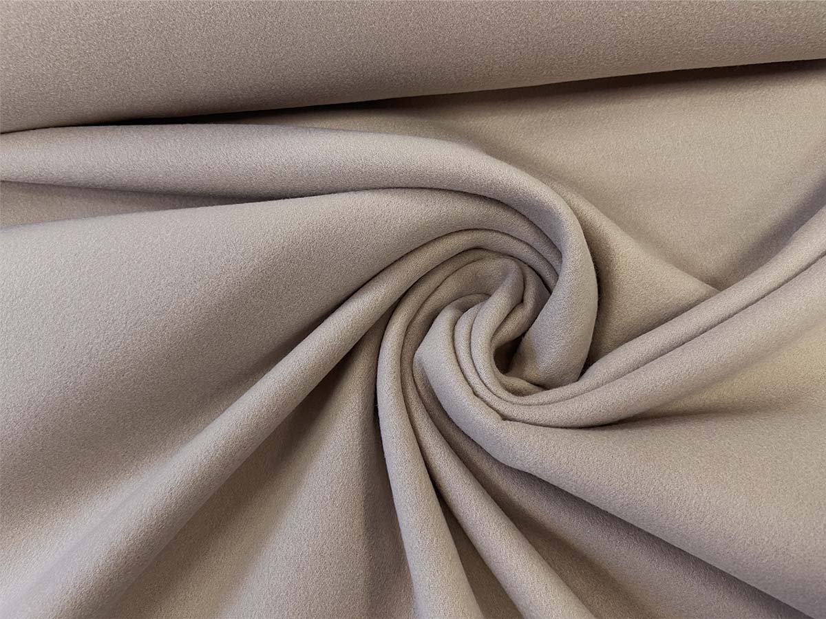 Mantelstoff - Softcoat in beige Mantelstoff - Softcoat in beige