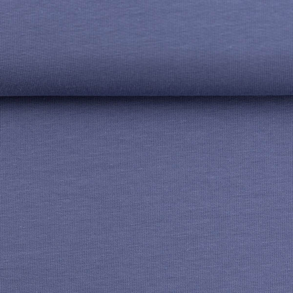Angerauter French Terry in rauchblau | Swafing
