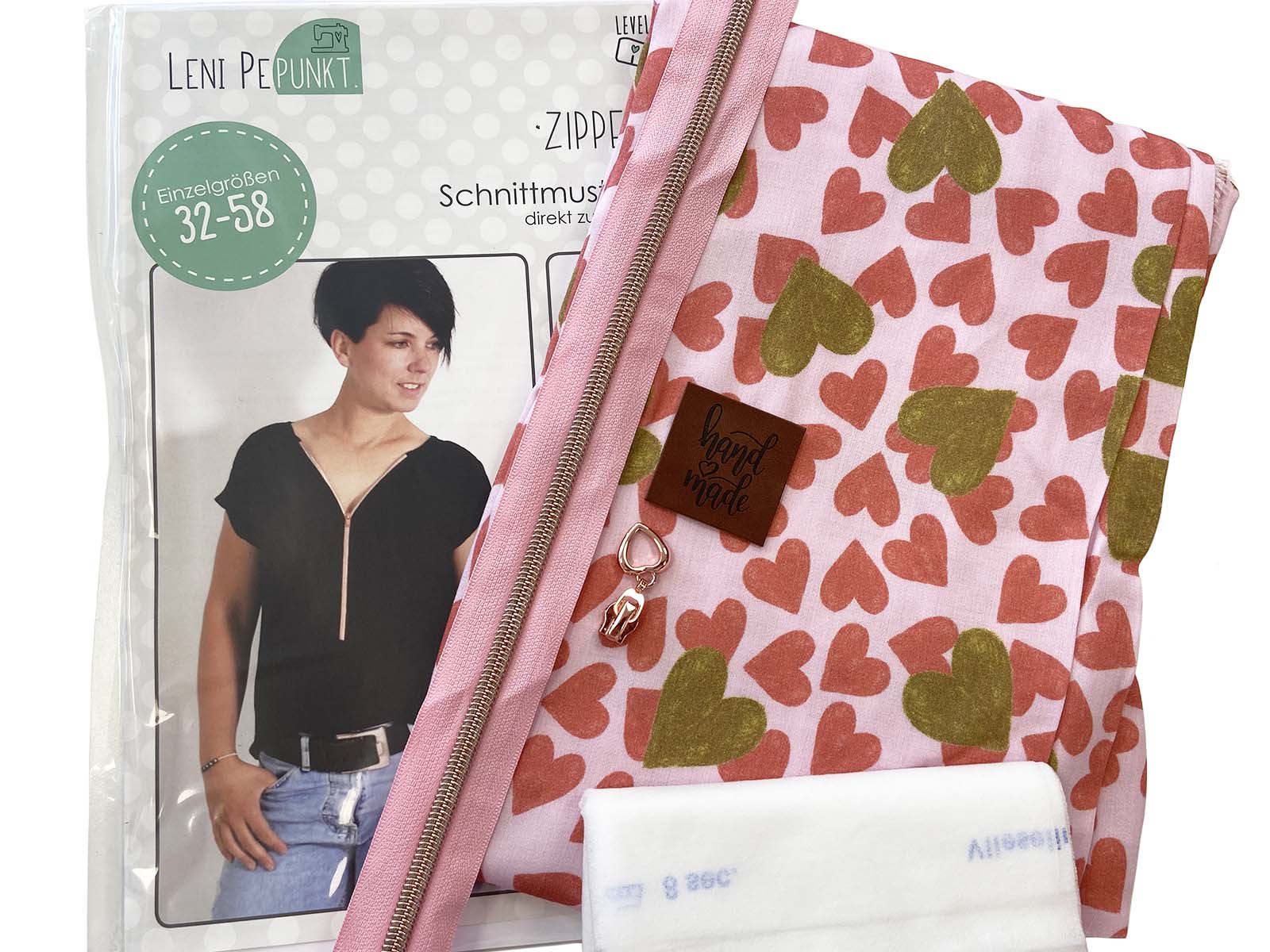 Zipper-Bluse - DIY-Set 