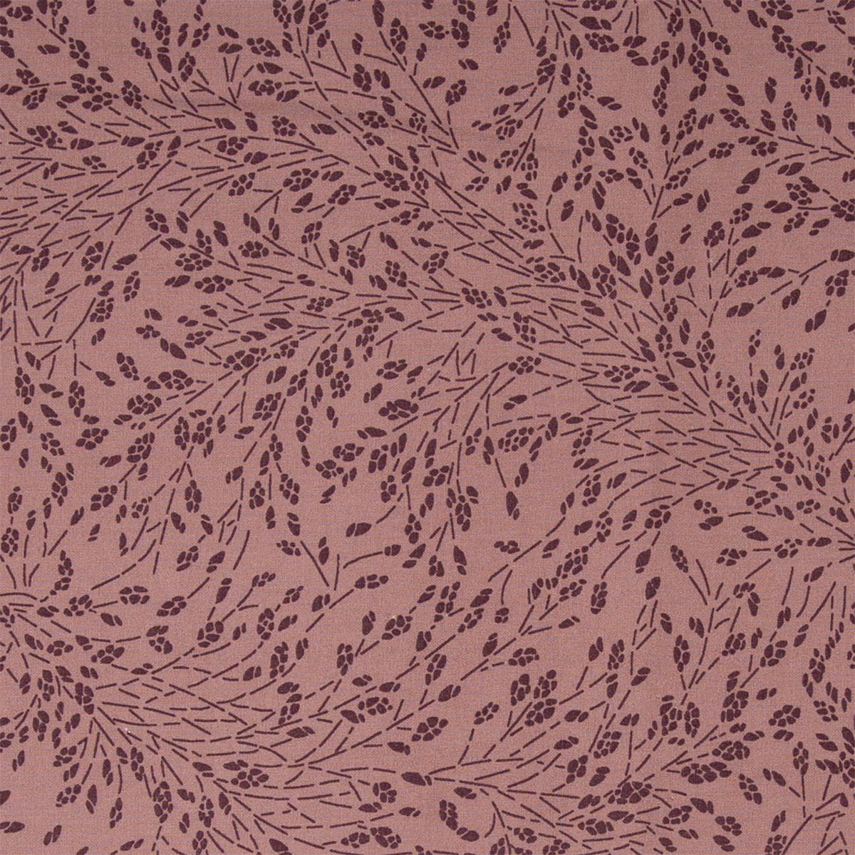 Wachstuch - Oilcloth Meadows Rose/Bordeaux | Au Maison Wachstuch - Oilcloth Meadows Rose/Bordeaux | Au Maison