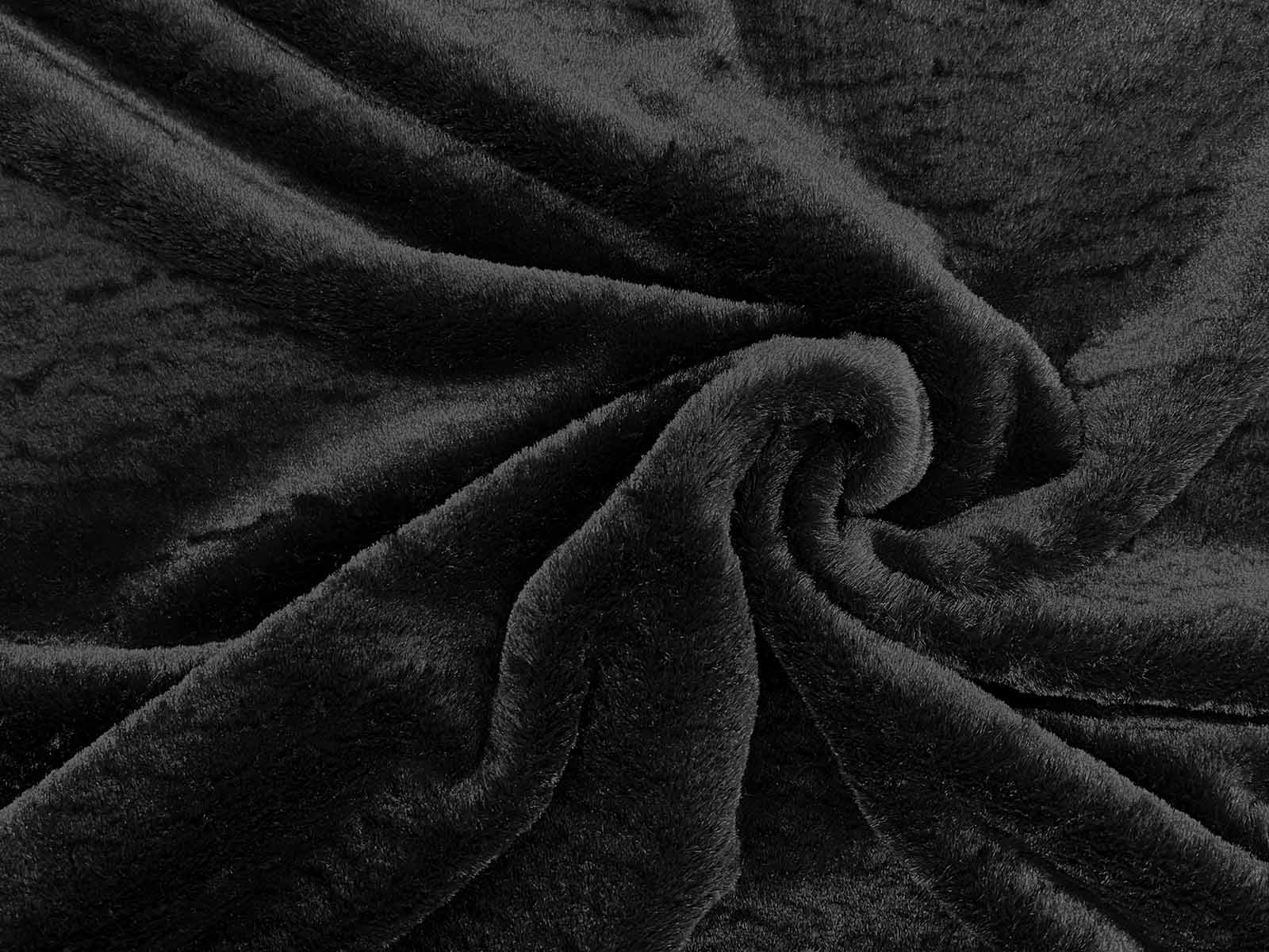 Kuschelstoff - Pelo Corto - schwarz Kuschelstoff - Pelo Corto - schwarz