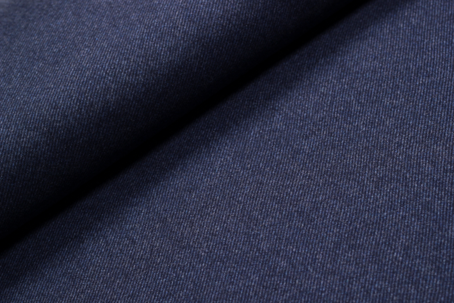 Mantelstoff - Tweedflanell "Elisa" in jeansblau | SWAFING Mantelstoff - Tweedflanell "Elisa" in jeansblau | SWAFING