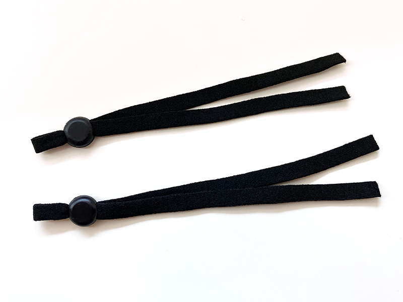 Maskenbänder verstellbar im Doppelpack in schwarz - SEEMANNSgarn