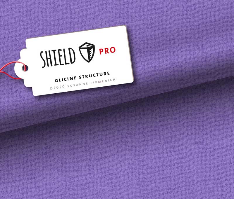 Shield Pro - Uni Structure in glicine von Hamburger Liebe & Albstoffe Shield Pro - Uni Structure in glicine von Hamburger Liebe & Albstoffe