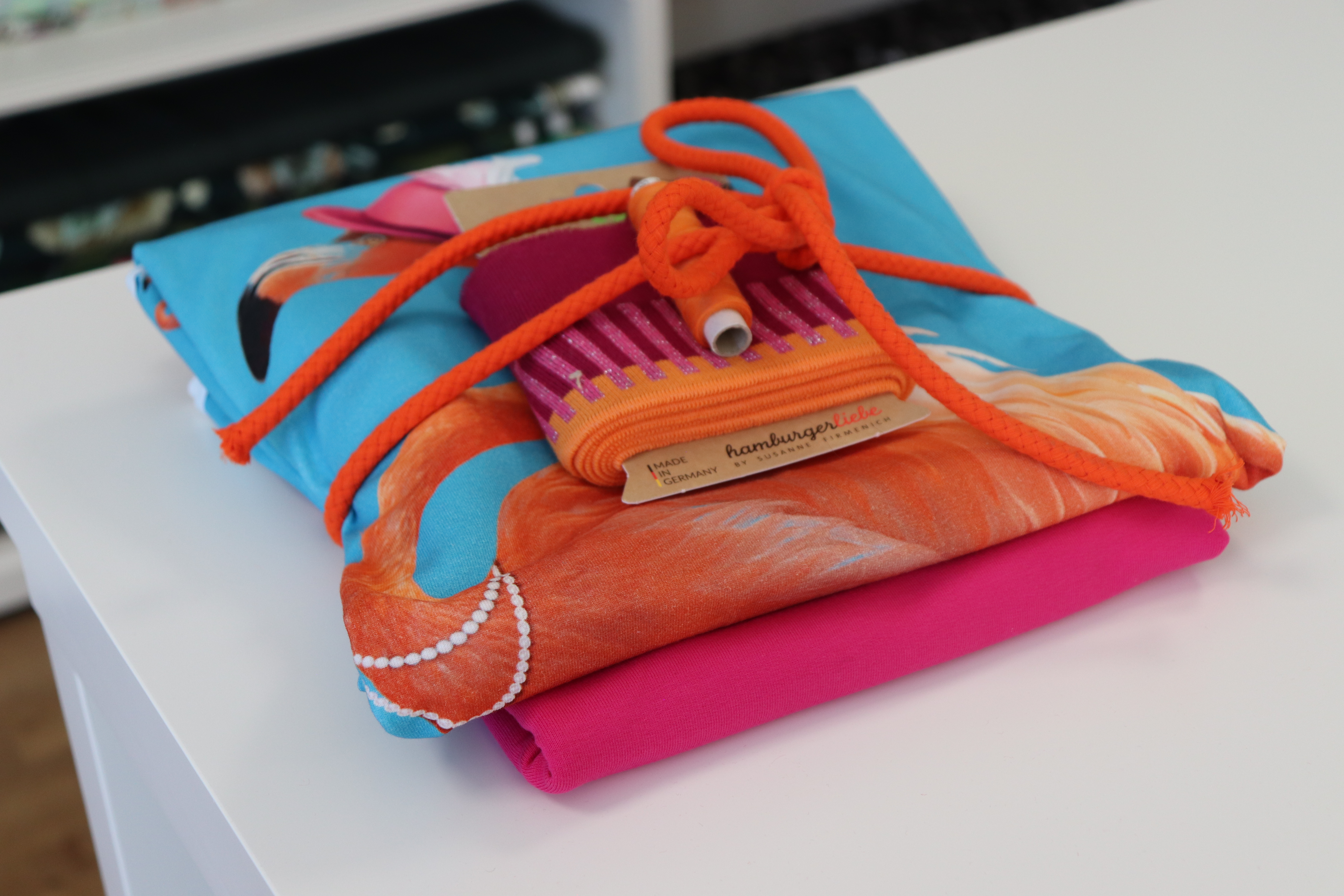 Stoffpaket - Flamingo