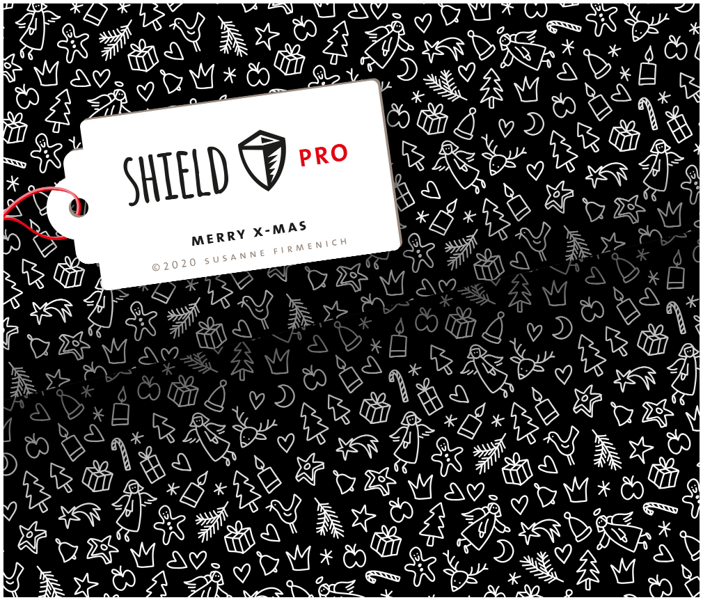Jersey Shield Pro - Merry X-Mas | Hamburger Liebe & Albstoffe  Jersey Shield Pro - Merry X-Mas | Hamburger Liebe & Albstoffe