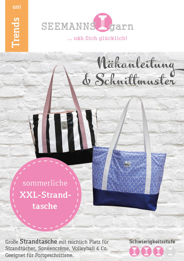 Strandtasche Nähanleitung SEEMANNSgarn Strandtasche Nähanleitung SEEMANNSgarn