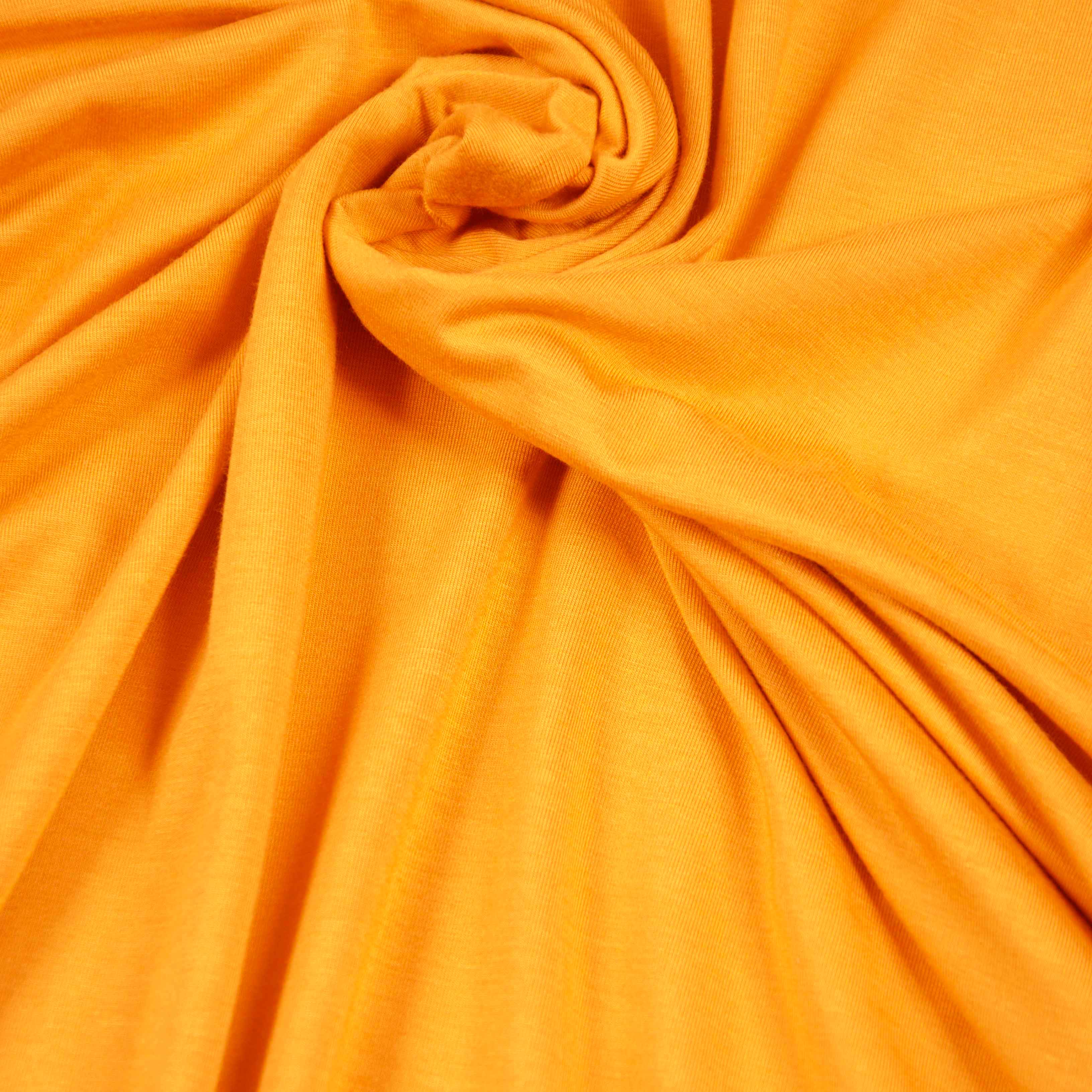 Viskose Jersey - Vi-El-Jersey in ockergelb von Hilco  Viskose Jersey - Vi-El-Jersey in ockergelb von Hilco