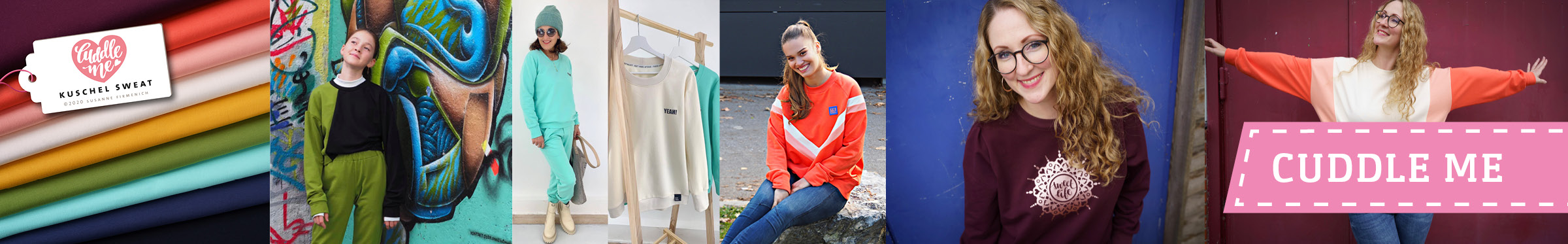 Cuddle Me Sweat bei SEEMANNSgarn kaufen Cuddle Me Kollektion von Albstoffe und Hamburger Liebe