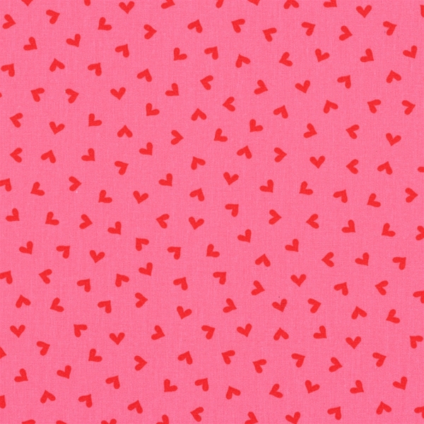 Wachstuch - Oilcloth Hearts Fuchsia | Au Maison Wachstuch - Oilcloth Hearts Fuchsia | Au Maison