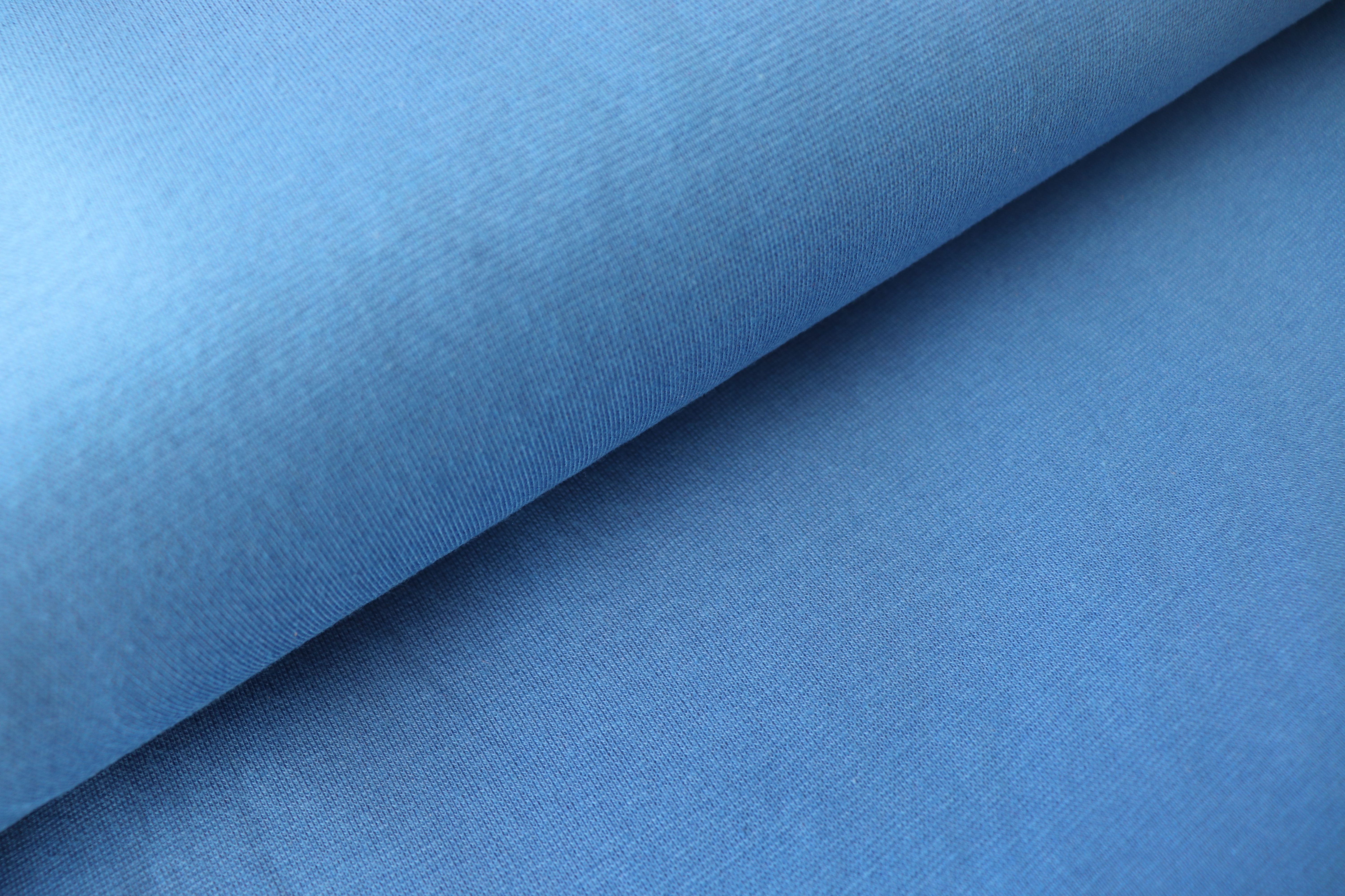Bündchen - Heike uni in blau | SWAFING