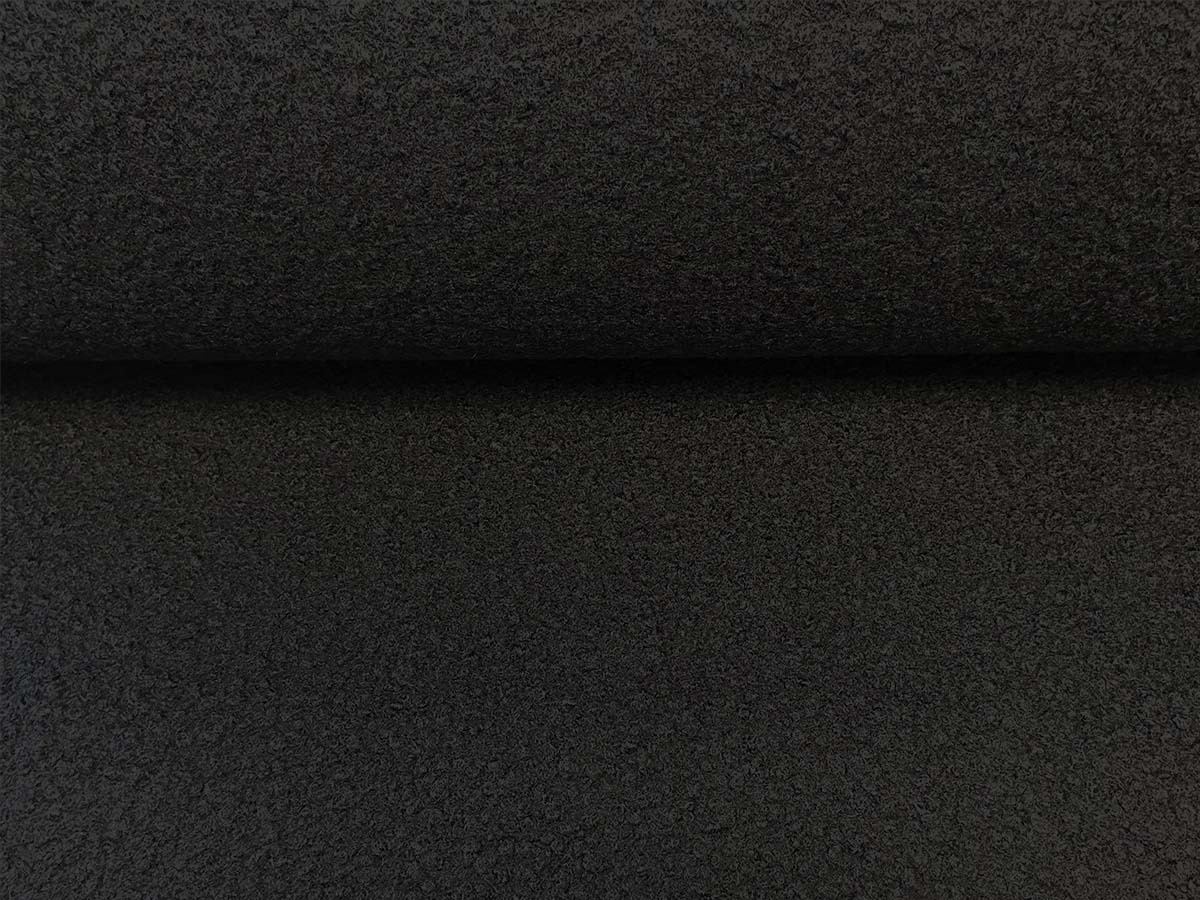 Boucléstoff - schwarz Boucléstoff - schwarz