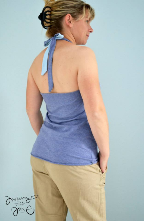 KI-BA-DOO Maliva Neckholder Shirt Top Damen Papierschnittmuster KI-BA-DOO Maliva Neckholder Shirt Top Damen Papierschnittmuster