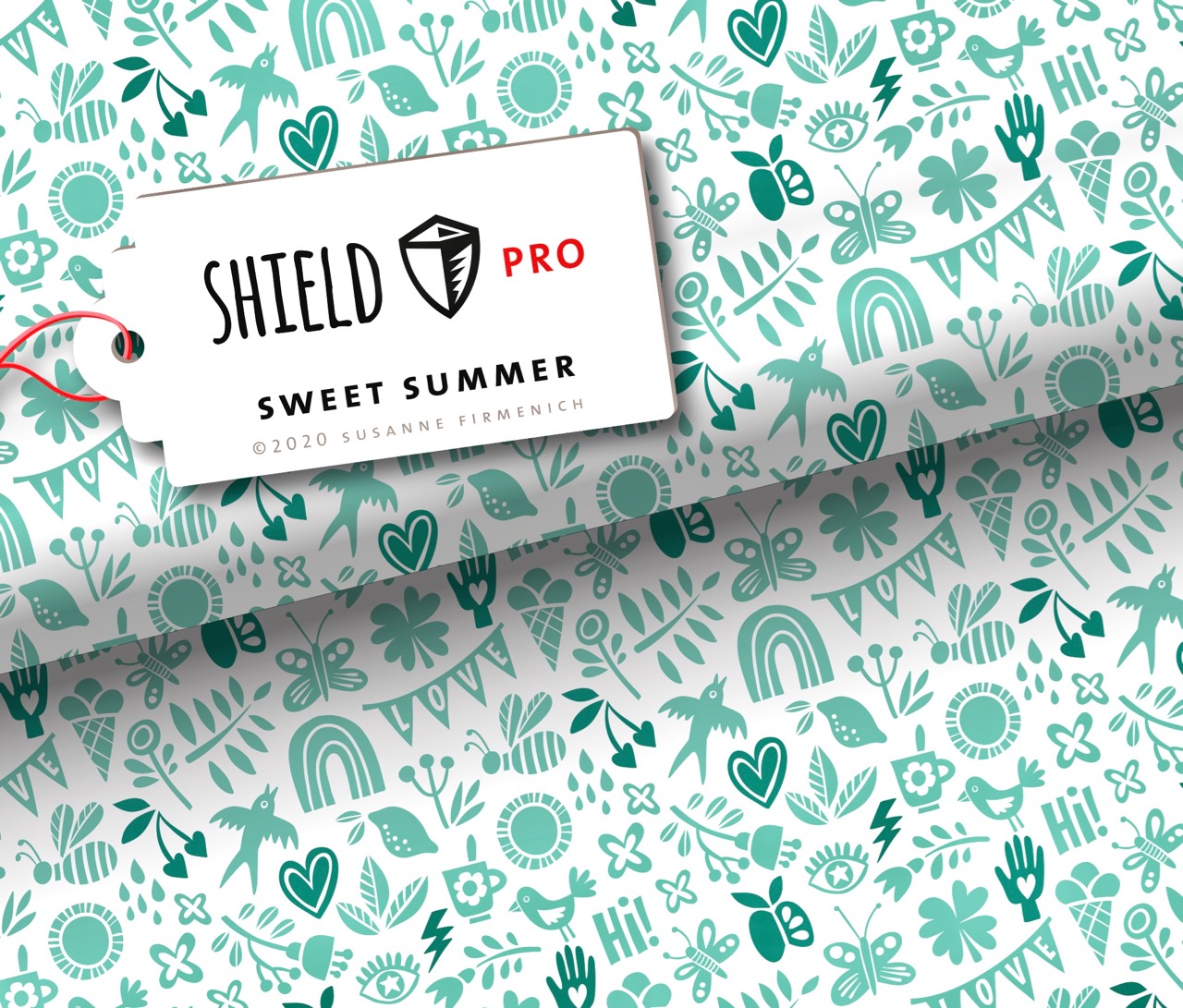 Jersey Shield Pro - Sweet Summer Mint | Hamburger Liebe & Albstoffe  Jersey Shield Pro - Sweet Summer Mint | Hamburger Liebe & Albstoffe