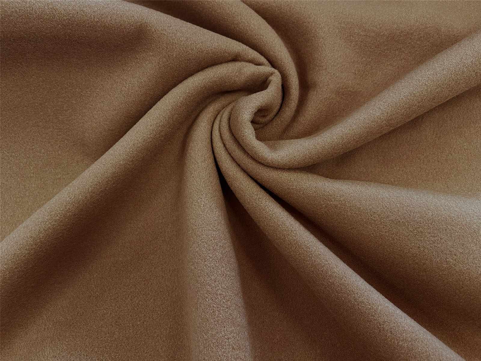 Mantelstoff - Softcoat in braun Mantelstoff - Softcoat in braun