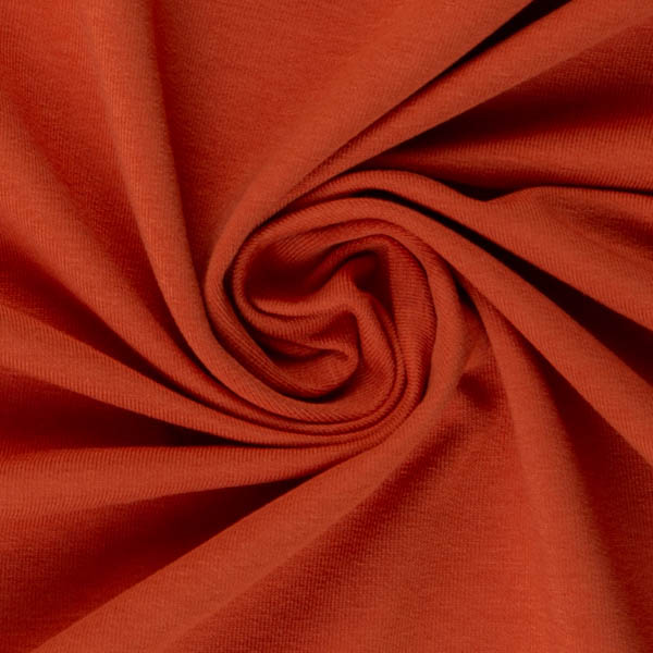 French Terry - Maike in terracotta von Swafing   Angerauter French Terry in terracotta | Swafing