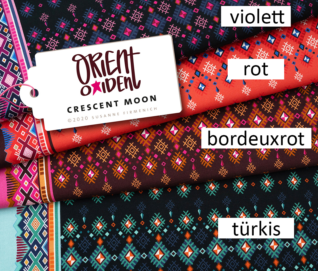 Bio-Sweat Crescent Moon in rot aus der Orient Oxident Kollektion