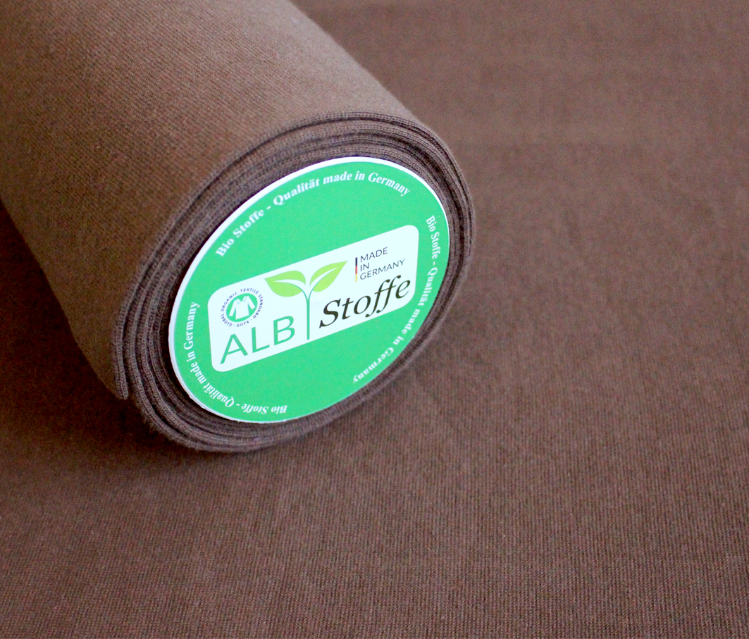 Bio-Bündchen Brown von Albstoffe Bio-Bündchen von Albstoffe in braun