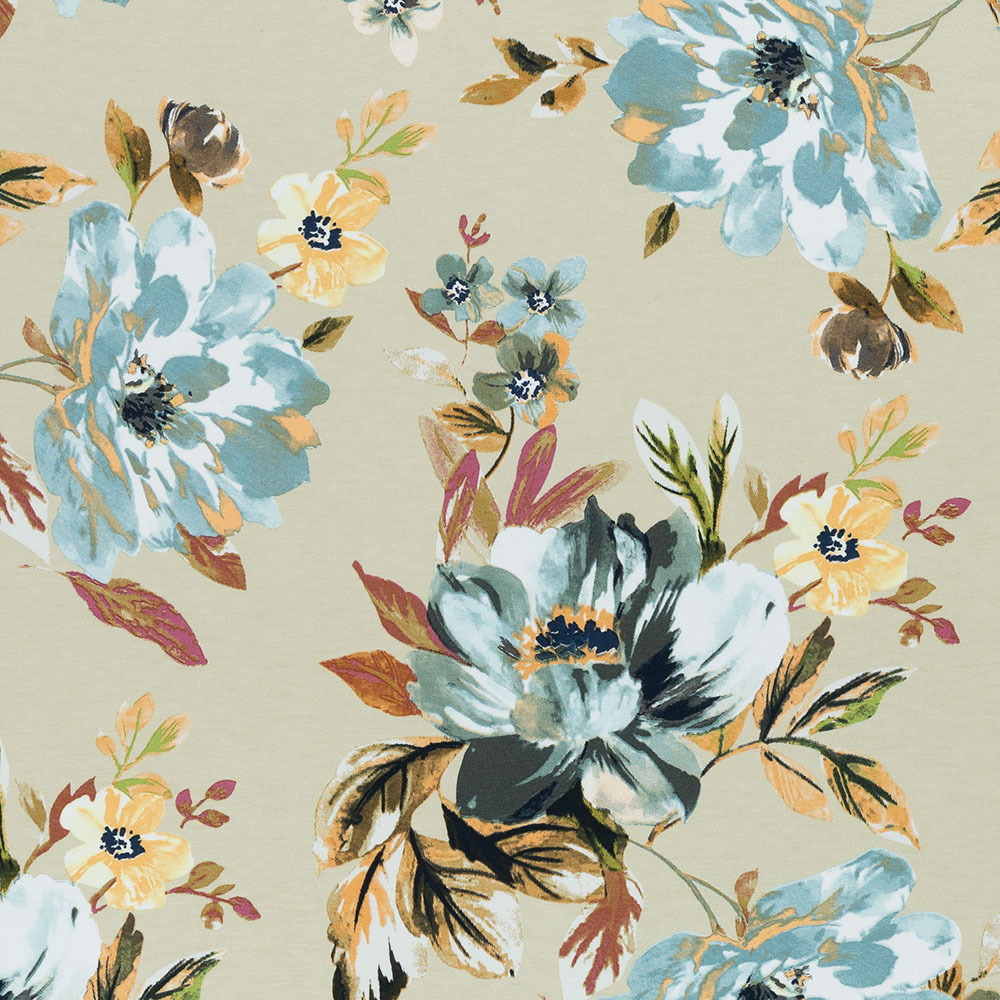 Viskose Jersey Selina mit Blumen von Swafing Viskose Jersey Selina mit Blumen von Swafing