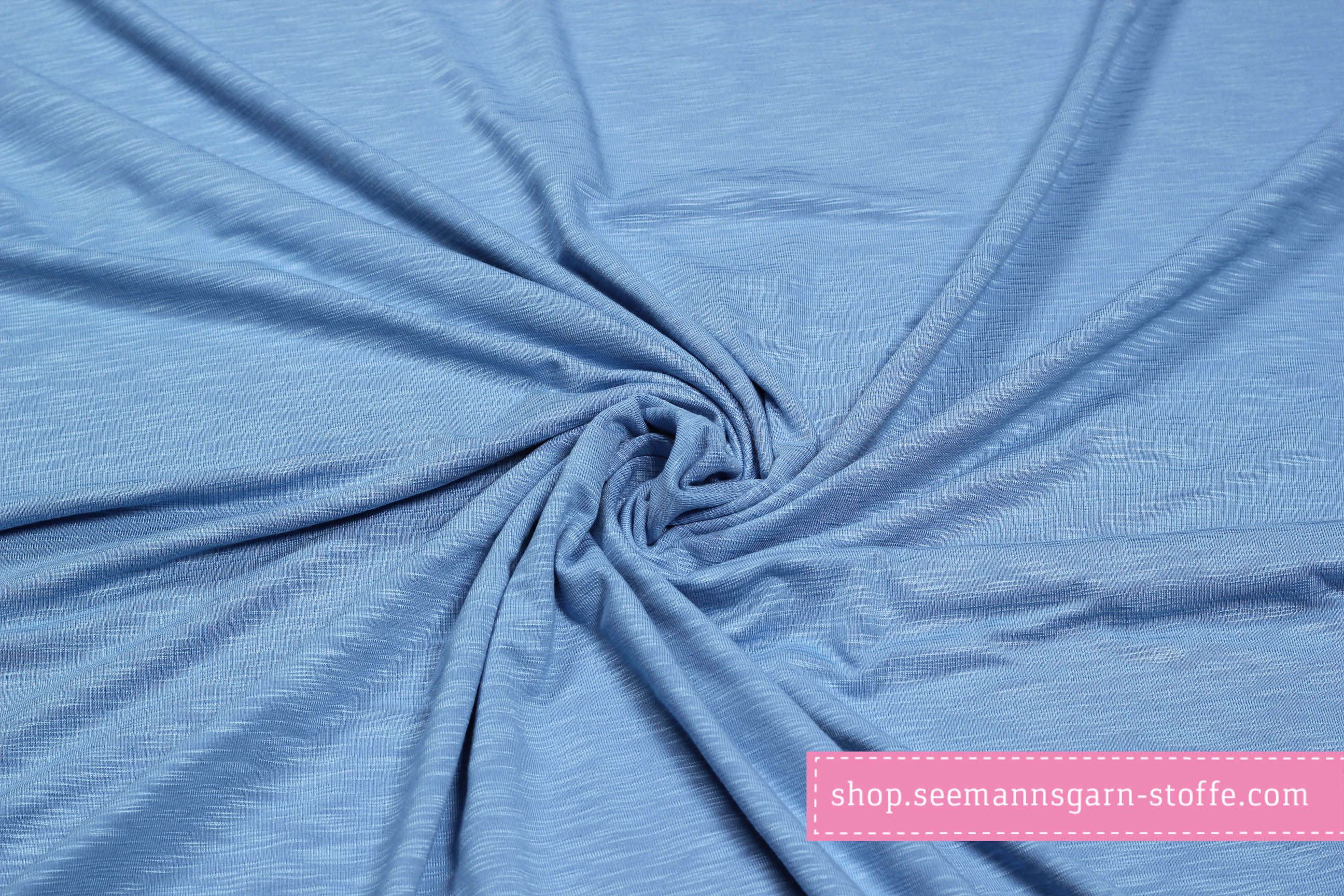 Viskose Stretch Jersey - blau Viskose Stretch Jersey - blau