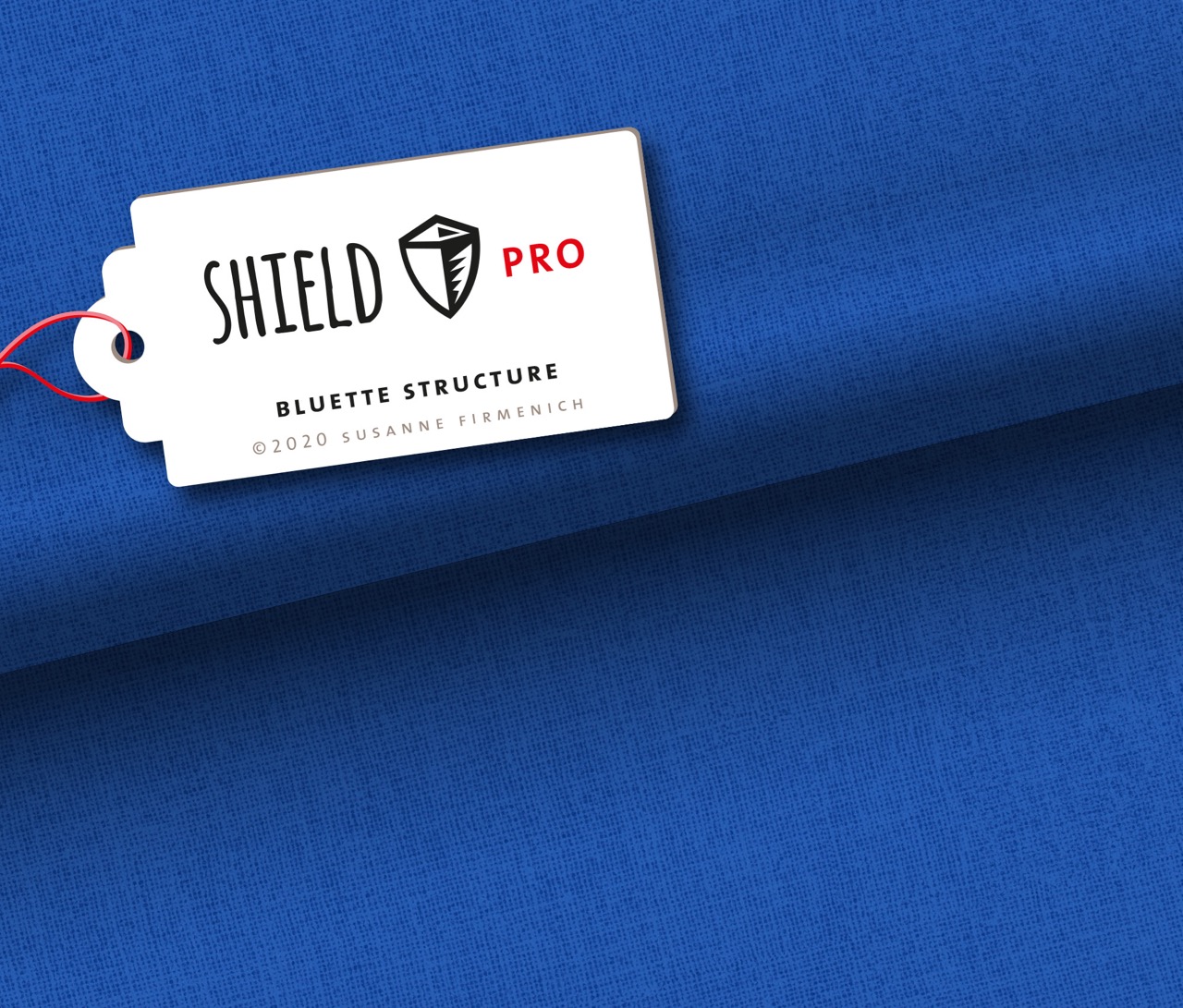 Jersey Shield Pro - Uni Structure in bluette | Hamburger Liebe & Albstoffe Jersey Shield Pro - Uni Structure in bluette | Hamburger Liebe & Albstoffe