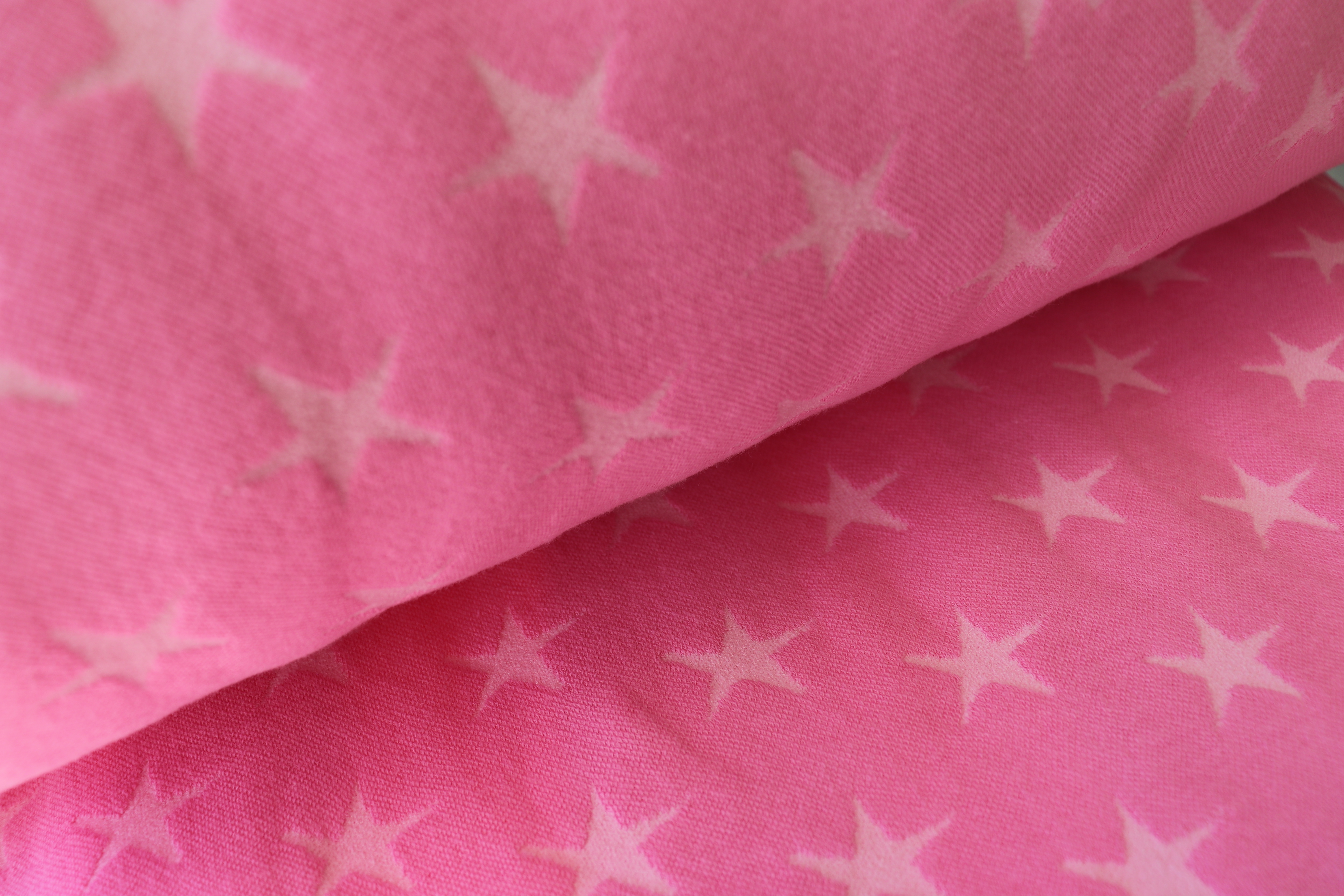 Bündchen - in rosa mit Sterne 