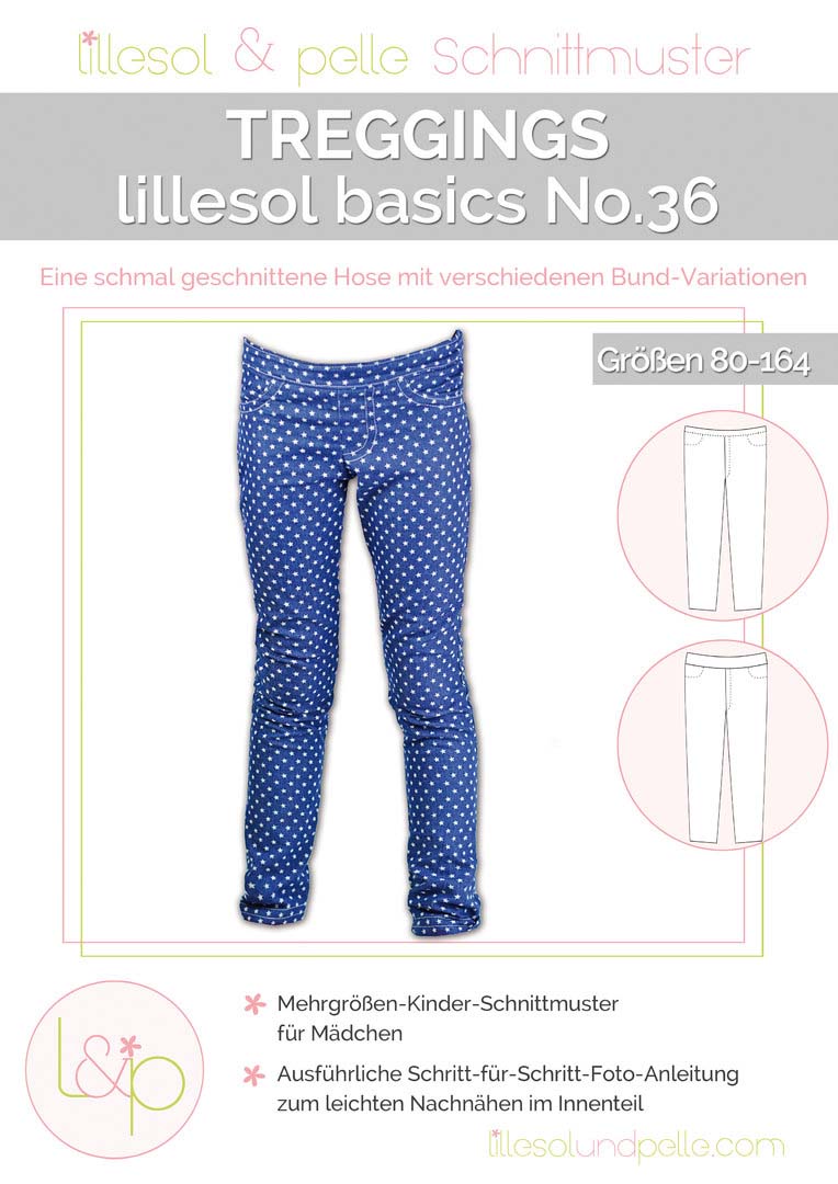 lillesol & pelle Treggings Papierschnittmuster lillesol & pelle Treggings Papierschnittmuster