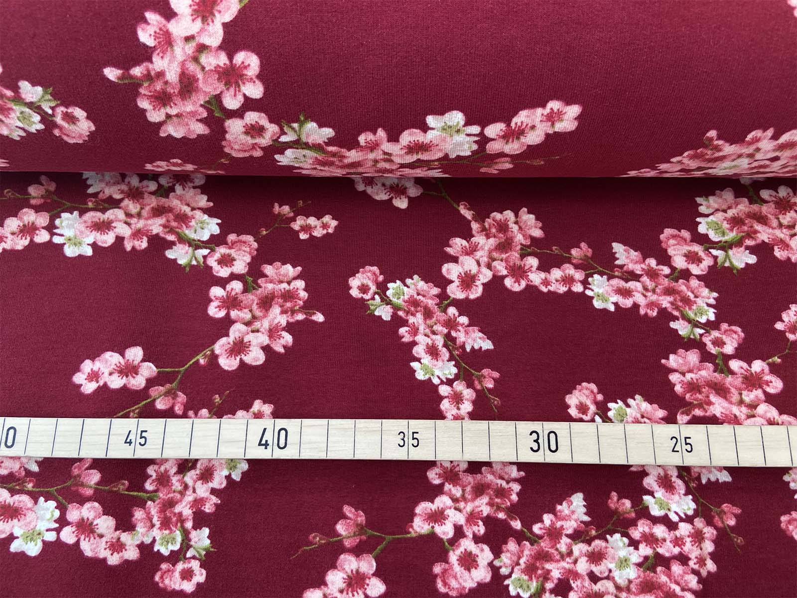 Bio-Sweat - Cherry Blossom weinrot designed by Poppy Bio-Sweat - Cherry Blossom weinrot designed by Poppy