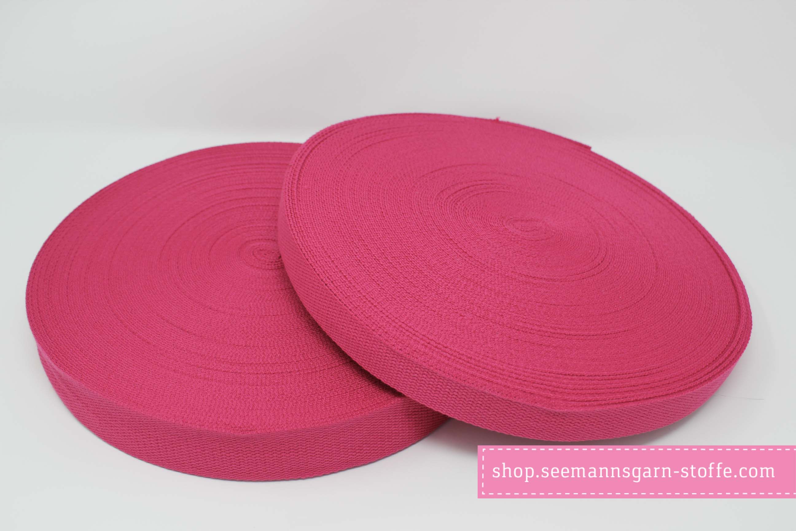 Baumwoll Gurtband pink Baumwoll Gurtband pink