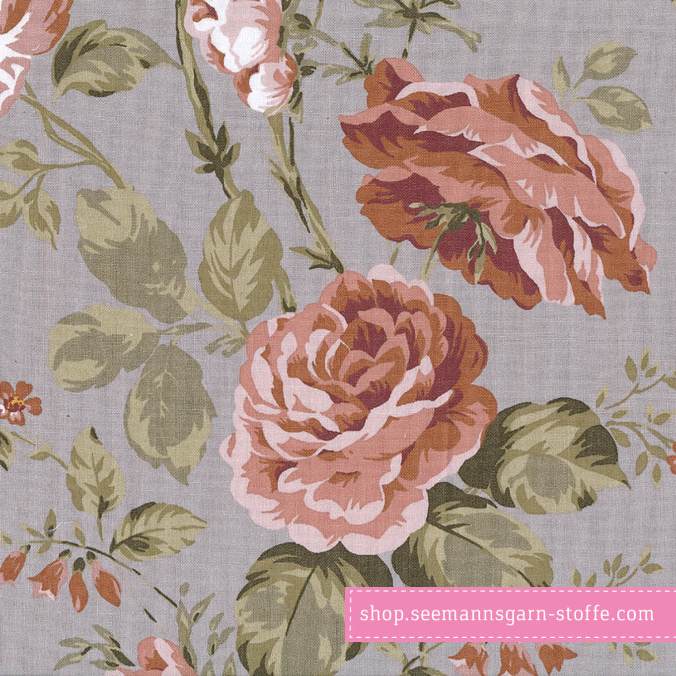 Wachstuch - Oilcloth Sophia Grey | Au Maison Wachstuch - Oilcloth Sophia Grey | Au Maison