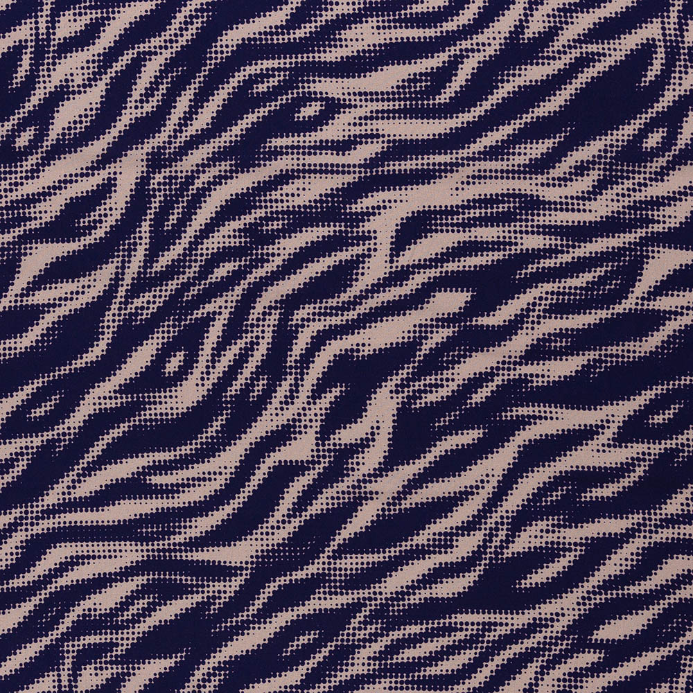 Viskose Webware Tiger Dots by Thorsten Berger - Swafing - blau beige Viskose Webware Tiger Dots by Thorsten Berger - Swafing - blau beige